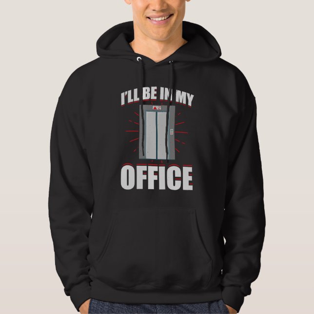 Elevator Mechanic Elevator Technician Repairmen Ma Hoodie (Vorderseite)