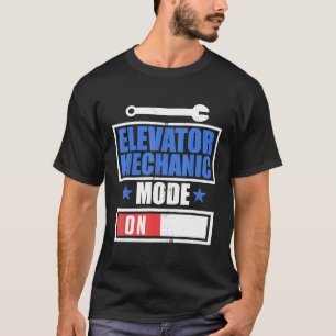 Elevator Mechanical Maintenance Study Techniker T-Shirt