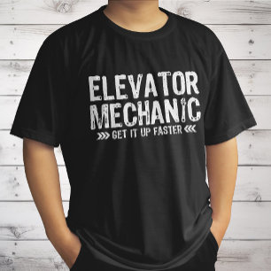 Elevator Mechanik bringt schnelleres Reparaturgesc T-Shirt