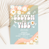 ELEVEN ist ein Vibe Daisy Hippie 70er Retro Birthd