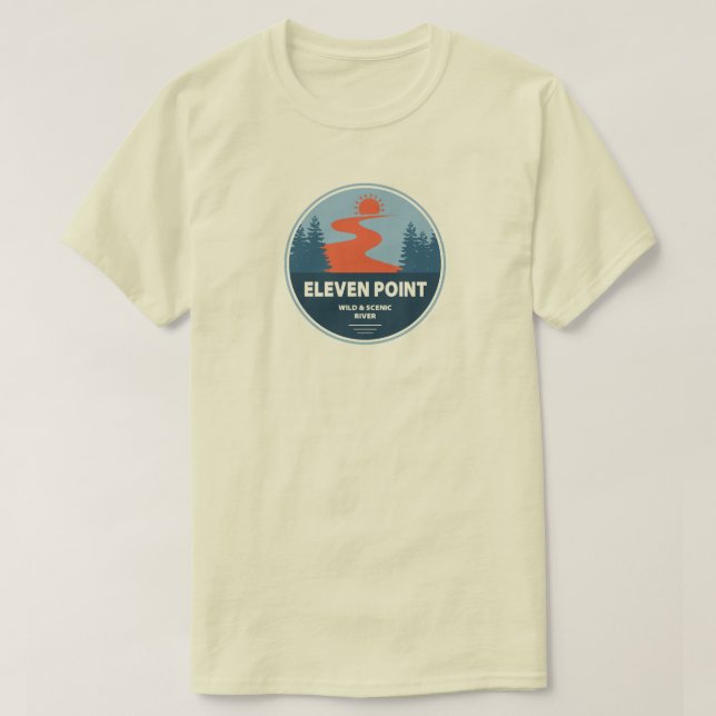 Eleven Point Wild und Landschaftlicher Fluss Misso T-Shirt (Design vorne)