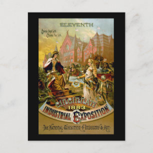 Eleventh Cincinnati Industriemesse Postkarte