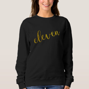 Elf 11 Jahre alter Glückwunsch 11. Geburtstag Sweatshirt