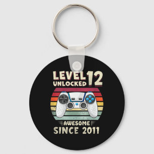 Elf 11-jähriger Geburtstag Junge Lustiger Gamer 11 Schlüsselanhänger