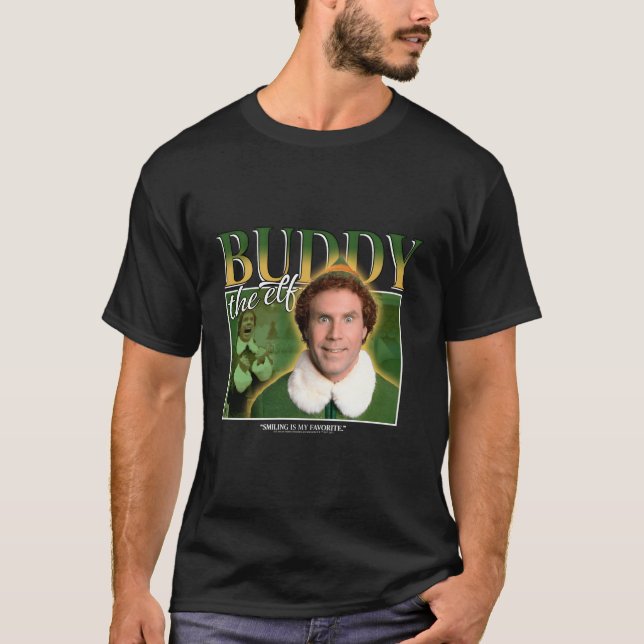 Elf 90er Jahre Stil Buddy The Elf T-Shirt (Vorderseite)