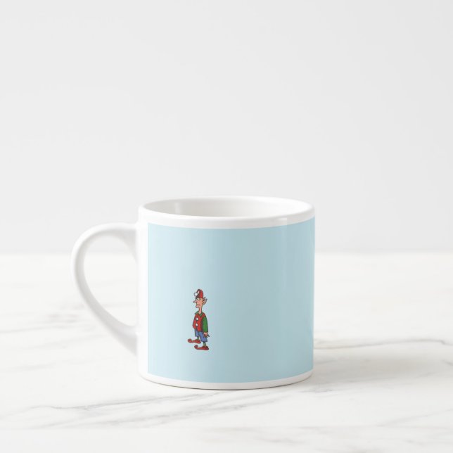 Elf Achtung blauer Espresso Tasse (Links)