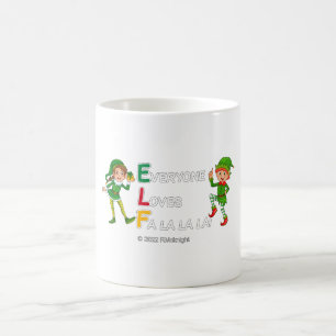 ELF-Akronym-Tasse Kaffeetasse