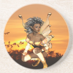 Elf am Dämmerungs-Untersetzer Getränkeuntersetzer