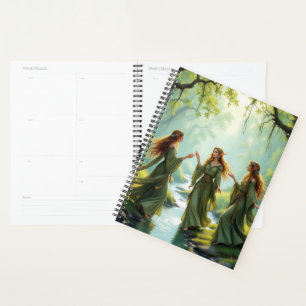 Elf-Ansammlung-Kalender Planer