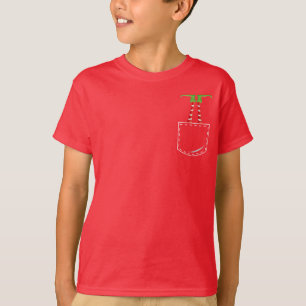Elf Auf den Kopf in gehefteter Tasche T-Shirt
