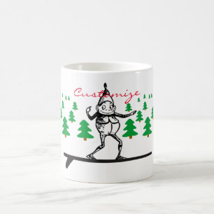 Elf auf einer Surfboard Thunder_Cove Kaffeetasse