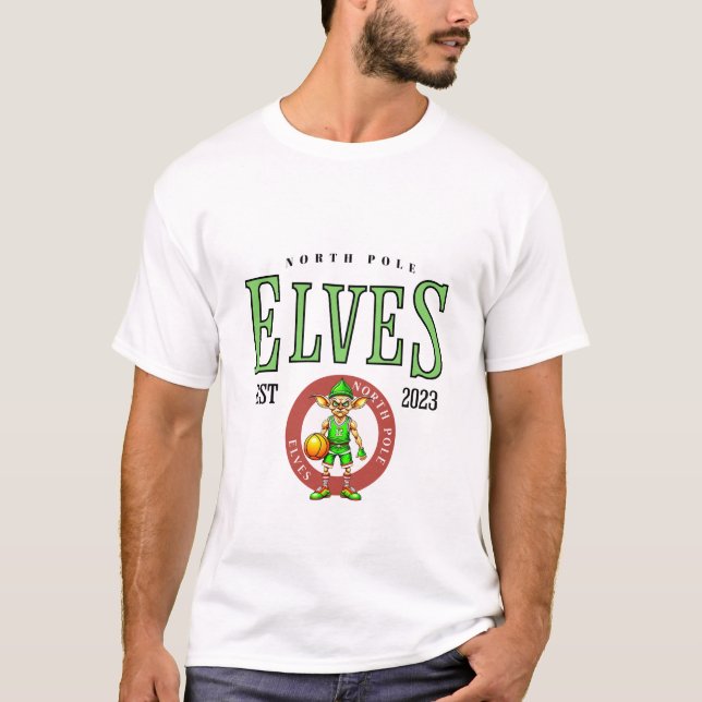 Elf Basketball T-Shirt (Vorderseite)
