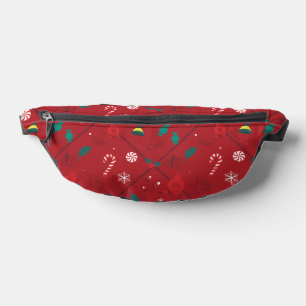 Elf Candy Schachbrett Pattern Bauchtasche