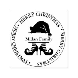 Elf Christmas Girl theme Permastempel