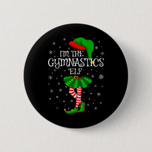 Elf Christmas Matching Family Girls Elf Button