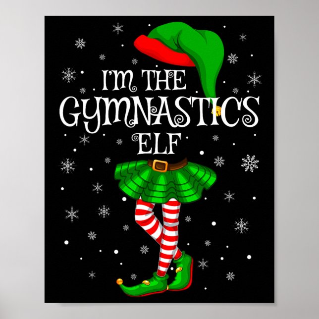 Elf Christmas Matching Family Girls Elf Poster (Vorne)