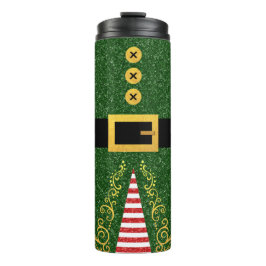 Elf Christmas Tumbler: Sip in Santa's Workshop Thermosbecher