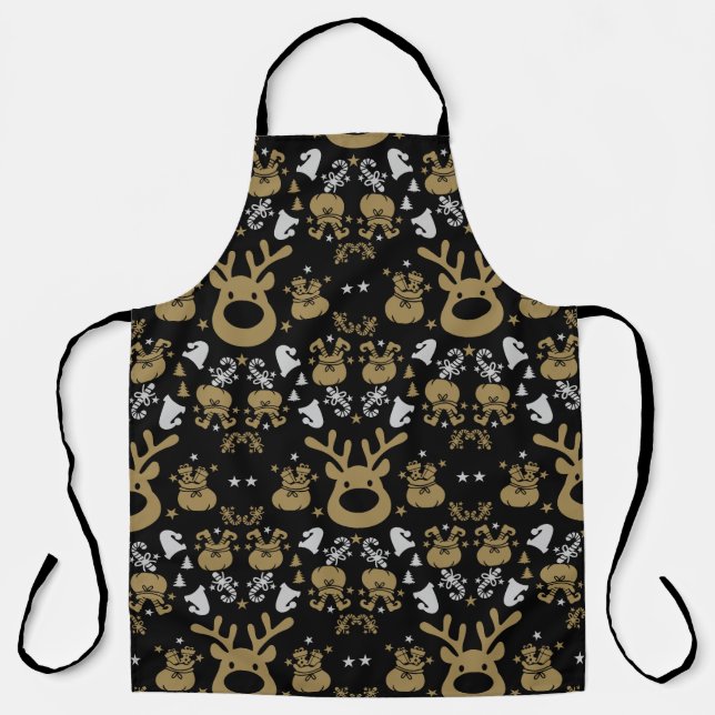 Elf Christmas Wrapping Schürze (Vorderseite)