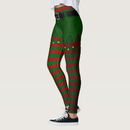 Elf Costume Leggings Weihnachten Elf Pants