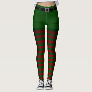 Elf Costume Leggings Weihnachten Elf Pants