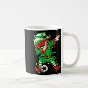 Elf Dabbing Fußballspieler Weihnachten Dab Xmas Kaffeetasse
