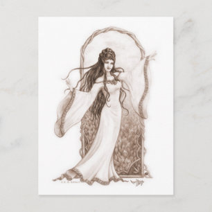 Elf Dancing Postkarte