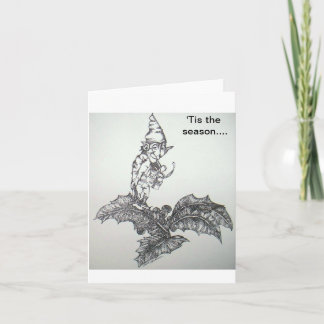 elf, 'Das ist die Jahreszeit... Feiertagskarte