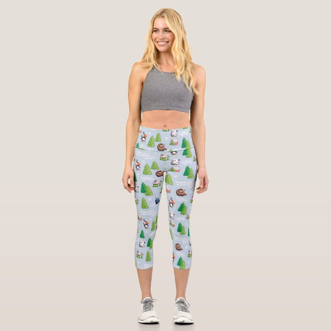 Elf der Film | Bye Buddy Hope Sie finden Ihren Vat Capri Leggings (Vorderseite)