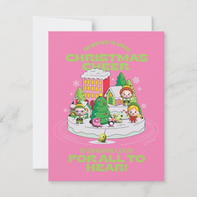 Elf der Film | Der beste Weg Weihnachten zu verbre Mitteilungskarte (Vorderseite)