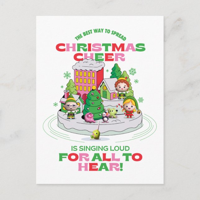 Elf der Film | Der beste Weg Weihnachten zu verbre Postkarte (Vorderseite)