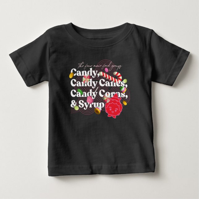 Elf der Film | Die vier Hauptnahrungsgruppen Baby T-shirt (Vorderseite)