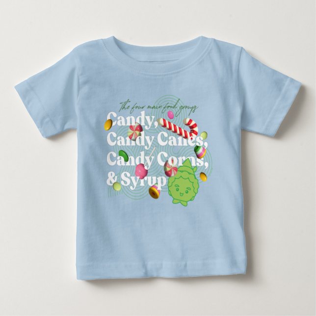 Elf der Film | Die vier Hauptnahrungsgruppen Baby T-shirt (Vorderseite)