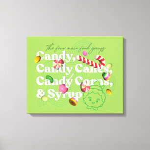 Elf der Film   Die vier Hauptnahrungsgruppen Leinwanddruck