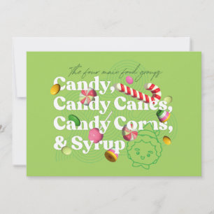 Elf der Film   Die vier Hauptnahrungsgruppen Mitteilungskarte