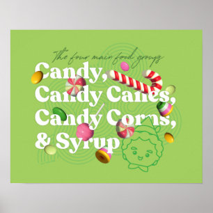 Elf der Film Die vier Hauptnahrungsgruppen Poster