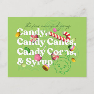 Elf der Film   Die vier Hauptnahrungsgruppen Postkarte