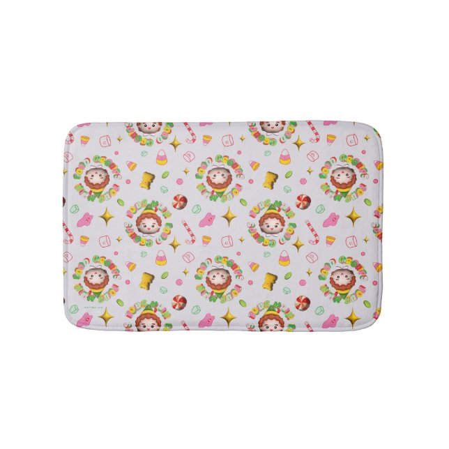 Elf der Film | Muster für vier Hauptnahrungsgruppe Badematte (Vorderseite)