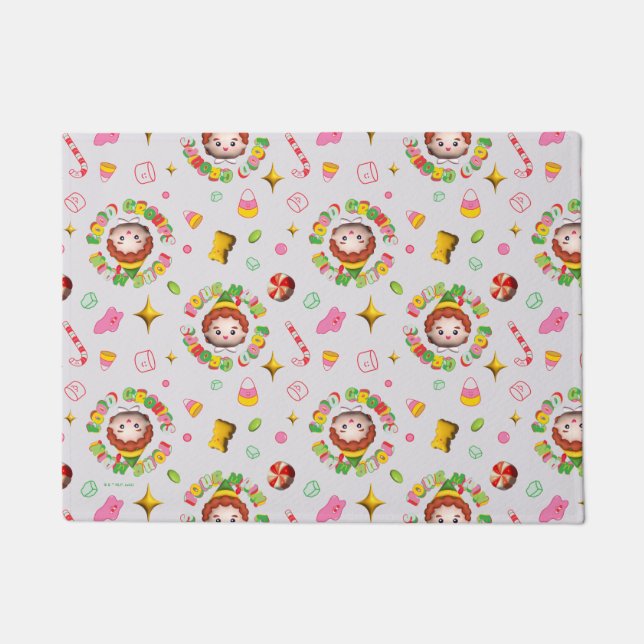 Elf der Film | Muster für vier Hauptnahrungsgruppe Fußmatte (Vorderseite)