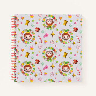 Elf der Film | Muster für vier Hauptnahrungsgruppe Notizbuch