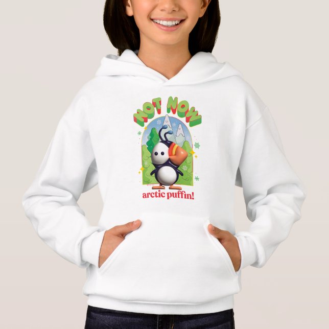 Elf der Film | Nicht jetzt arktischer Puffin! Hoodie (Vorderseite)