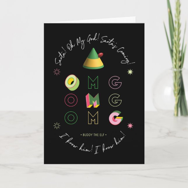 Elf der Film | Santa OMG Karte (Vorderseite)