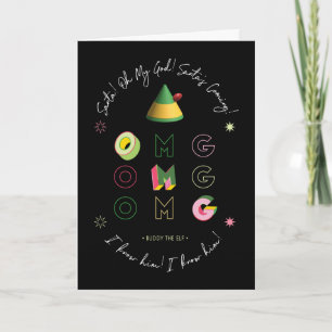 Elf der Film   Santa OMG Karte