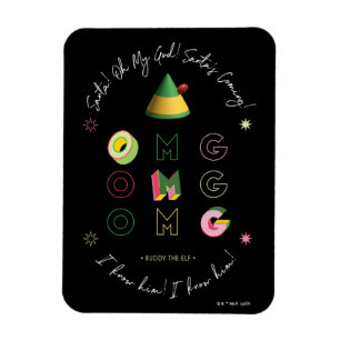 Elf der Film   Santa OMG Magnet