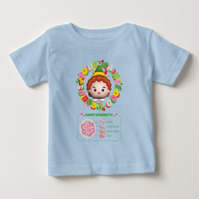 Elf der Film | Vier Hauptnahrungsgruppen Baby T-shirt (Vorderseite)