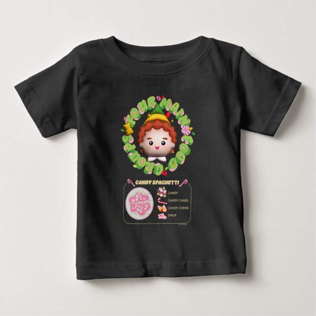 Elf der Film | Vier Hauptnahrungsgruppen Baby T-shirt (Vorderseite)