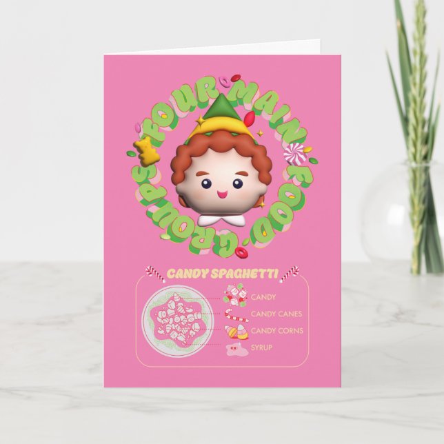 Elf der Film | Vier Hauptnahrungsgruppen Karte (Vorderseite)