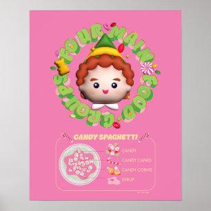 Elf der Film Vier Hauptnahrungsgruppen Poster