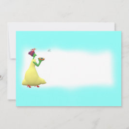 Elf, der UFO fängt Dankeskarte