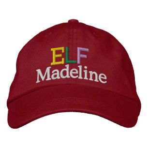 Elf des Weihnachtsmanns Bestickte Baseballkappe
