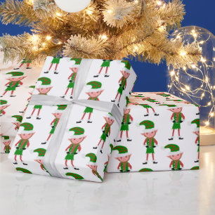 Elf Design Weihnachten Geschenkpapier